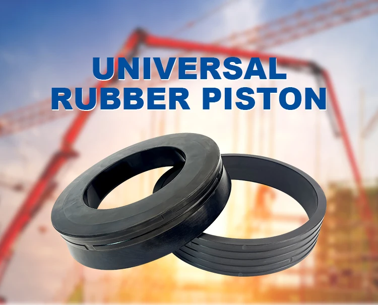 DN200 Polyurethane Rubber Piston for Concrete Pumps with 200mm Diameter and OEM Standard