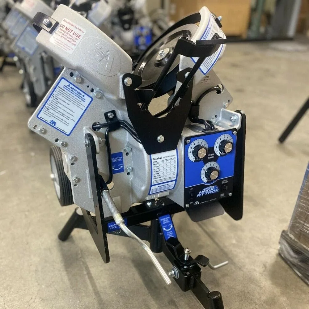 Usa Origin Wholesaler Of New Hack Attack 3 Wheel Baseball Pitching Machine Comes With Warranty