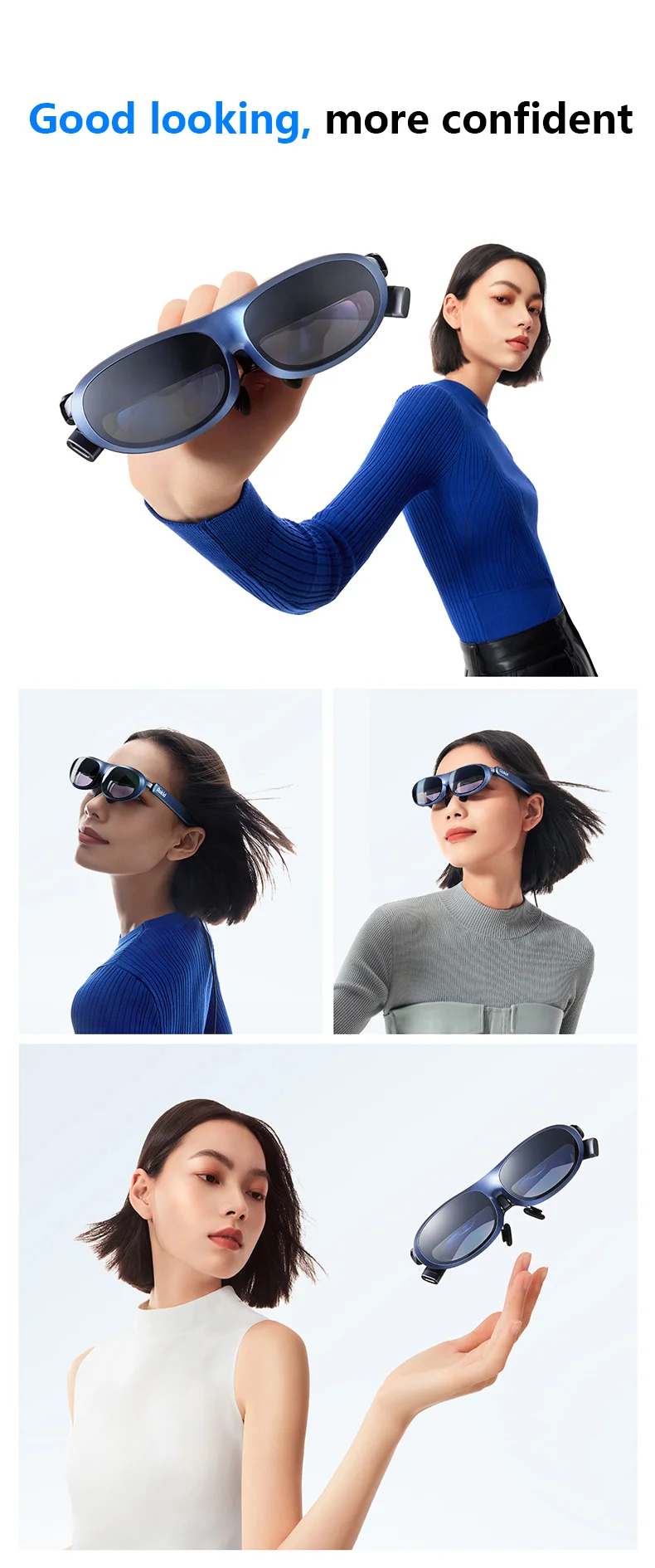 2023 Metaverse Rokid Max Ar Smart Glasses 4k Video Augmented Reality Ar