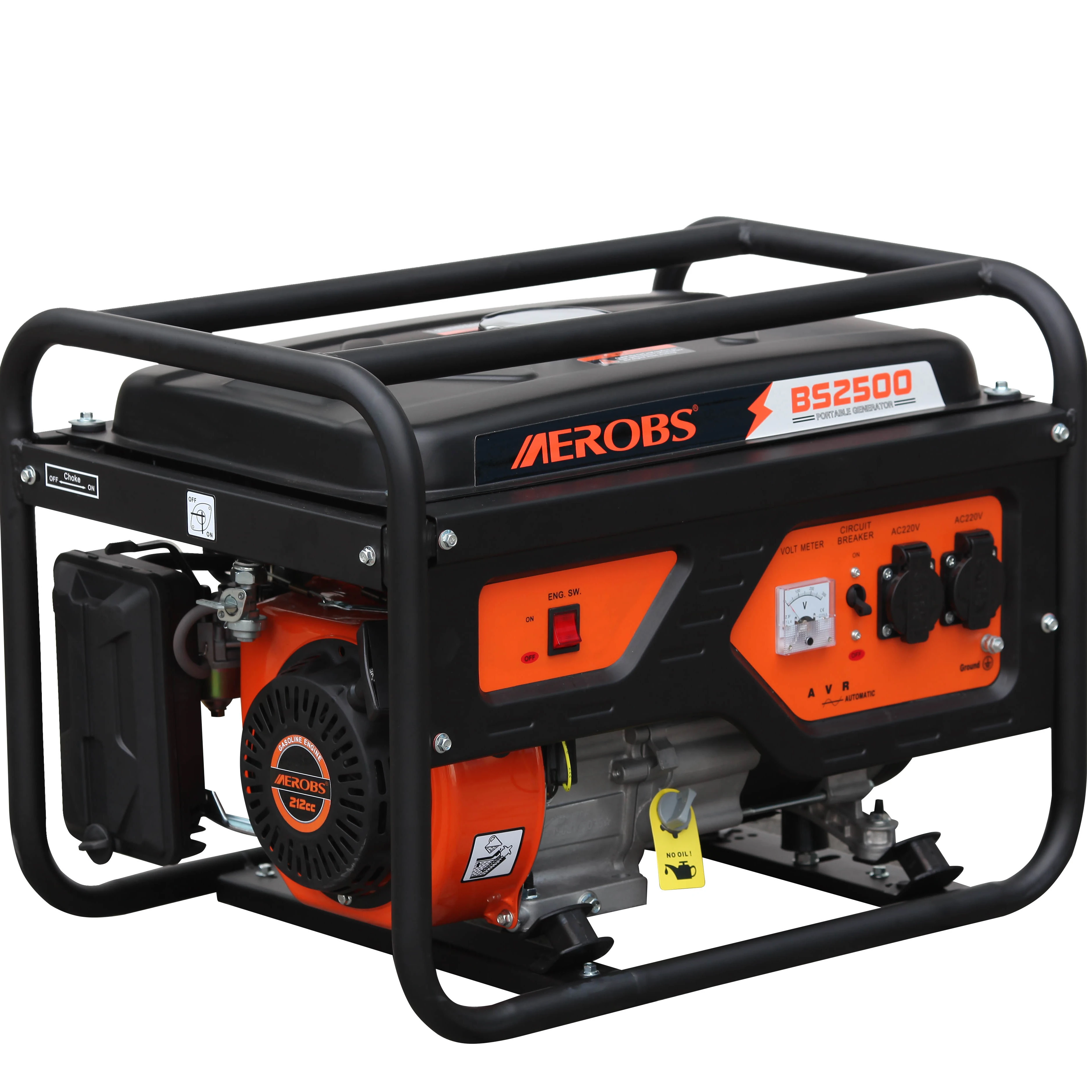 3kw 50hz Small Power Portable Electric Gasoline Generator Recoil ...