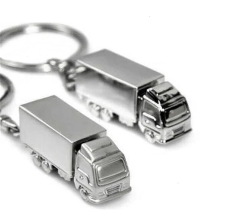 Custom 3d Truck Model Keychain High Polished Pendant Car Key Ring For ...