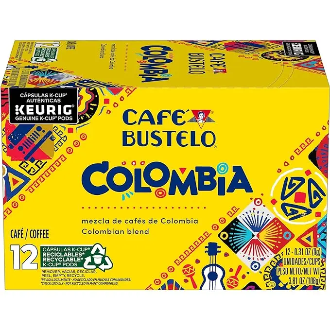 Cafe Bustelo,Espresso Style Dark Roast Coffee,Keurig K-cup Pods 24 Ct ...