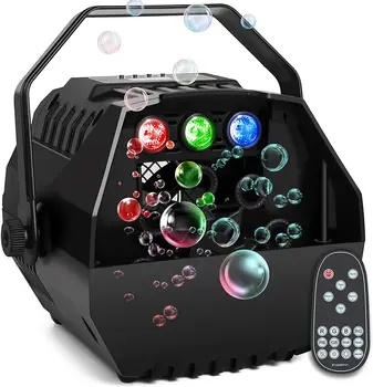 LED Remote-Controlled DMX Bubble Machine Wedding Party Bar KTV Bubble Machine