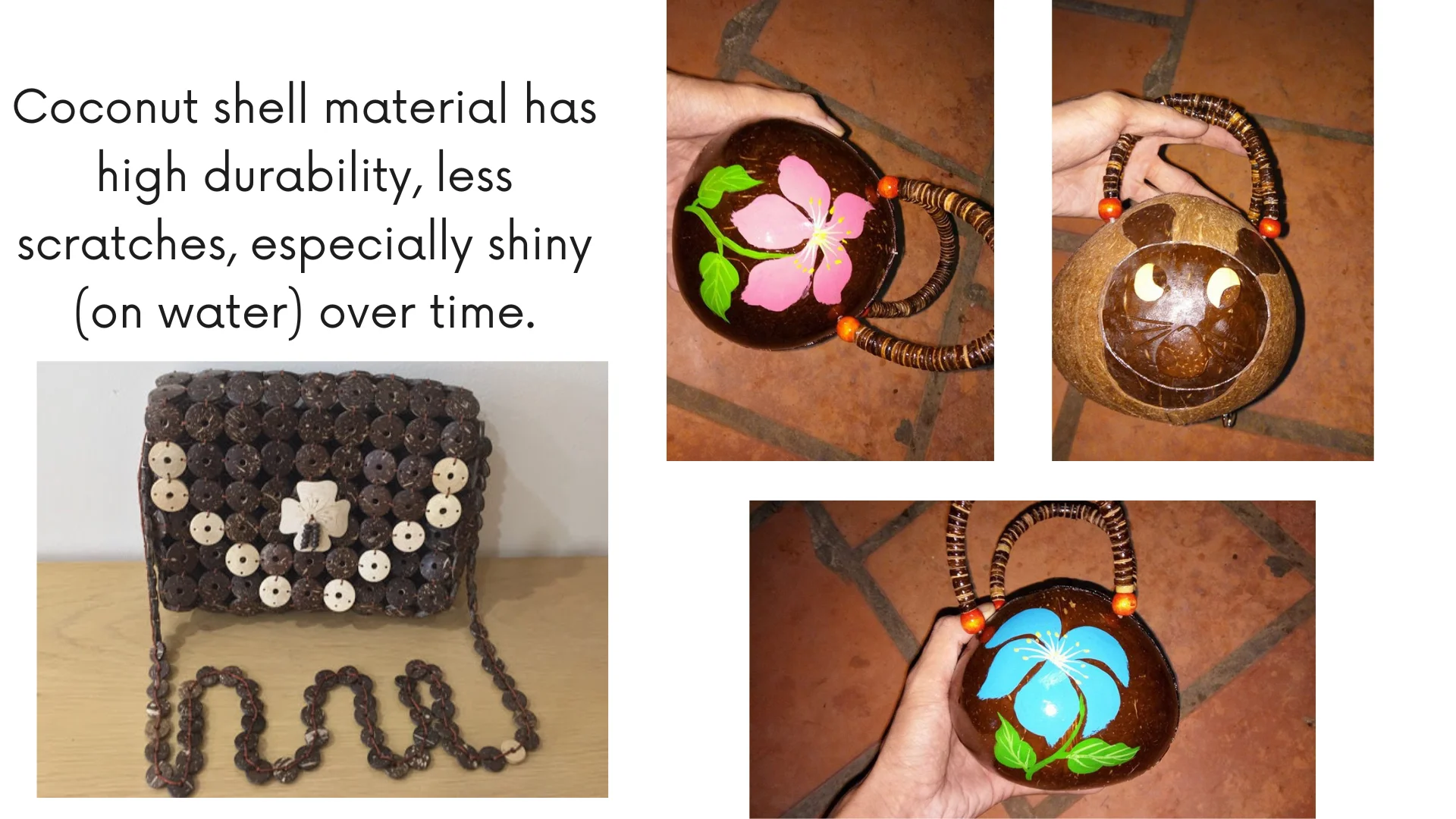 Handcrafted Coconut Shell Bag