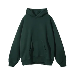 High Quality Custom logo 400G Cotton Polyester Heavyweight Fleece Blank Oversized Plus Size Men'S Hoodies