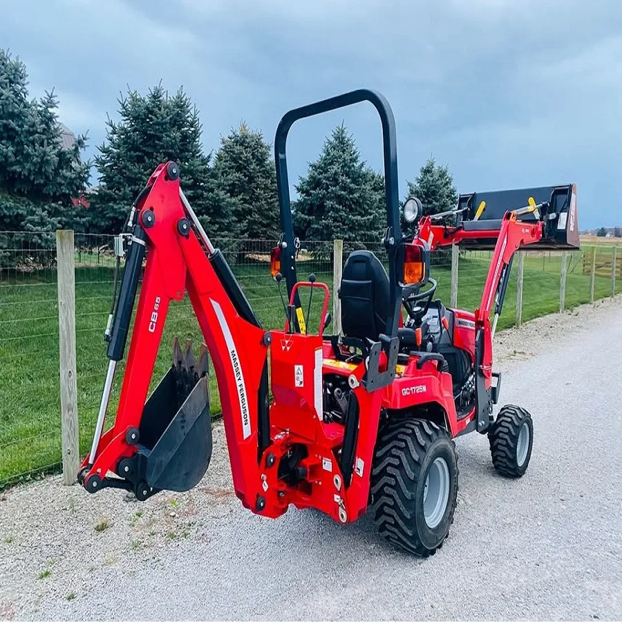BEST SELLING Massey Ferguson GC1725M 25HP 4WD Tractor with 49 Loader Bucket and 60 Mower Deck