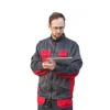 Dark Gray + red