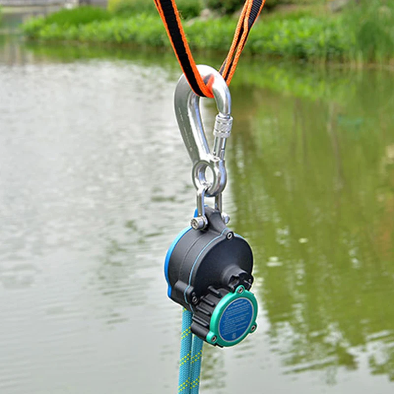 Reciprocating Auto Rope Descender Emergency Rescue Device for Personal Safety