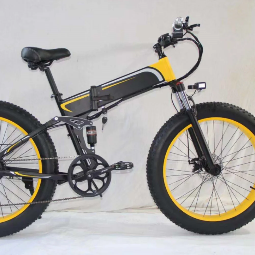 SMLRO S11 Full Suspension Folding Mountain Snow Bike  350W 500W 700W 1000W