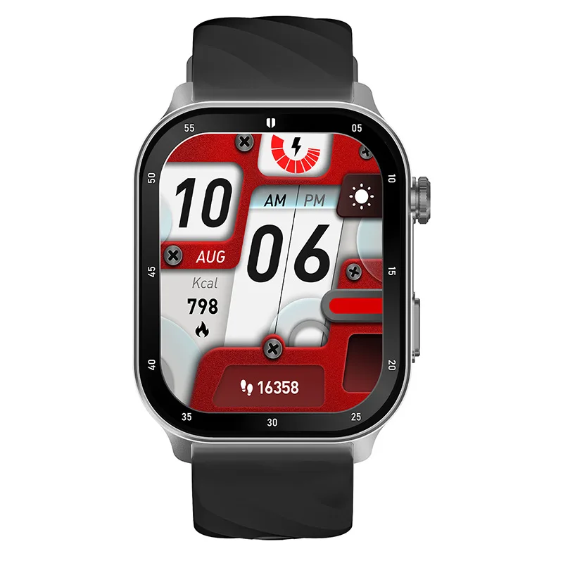 LC211 Luxury Fashion GPS Smart Watch with 2.01inch Screen 1ATM Waterproof and 360mAh Battery for Outdoor Fitness Tracking