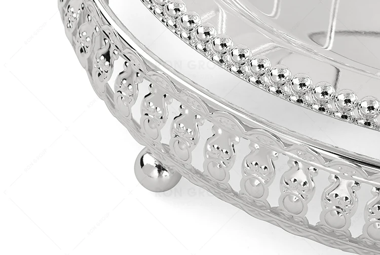 new arrival birdcage metal frame party decoration cake stand wedding dessert snack tray stand high end silver cake stand