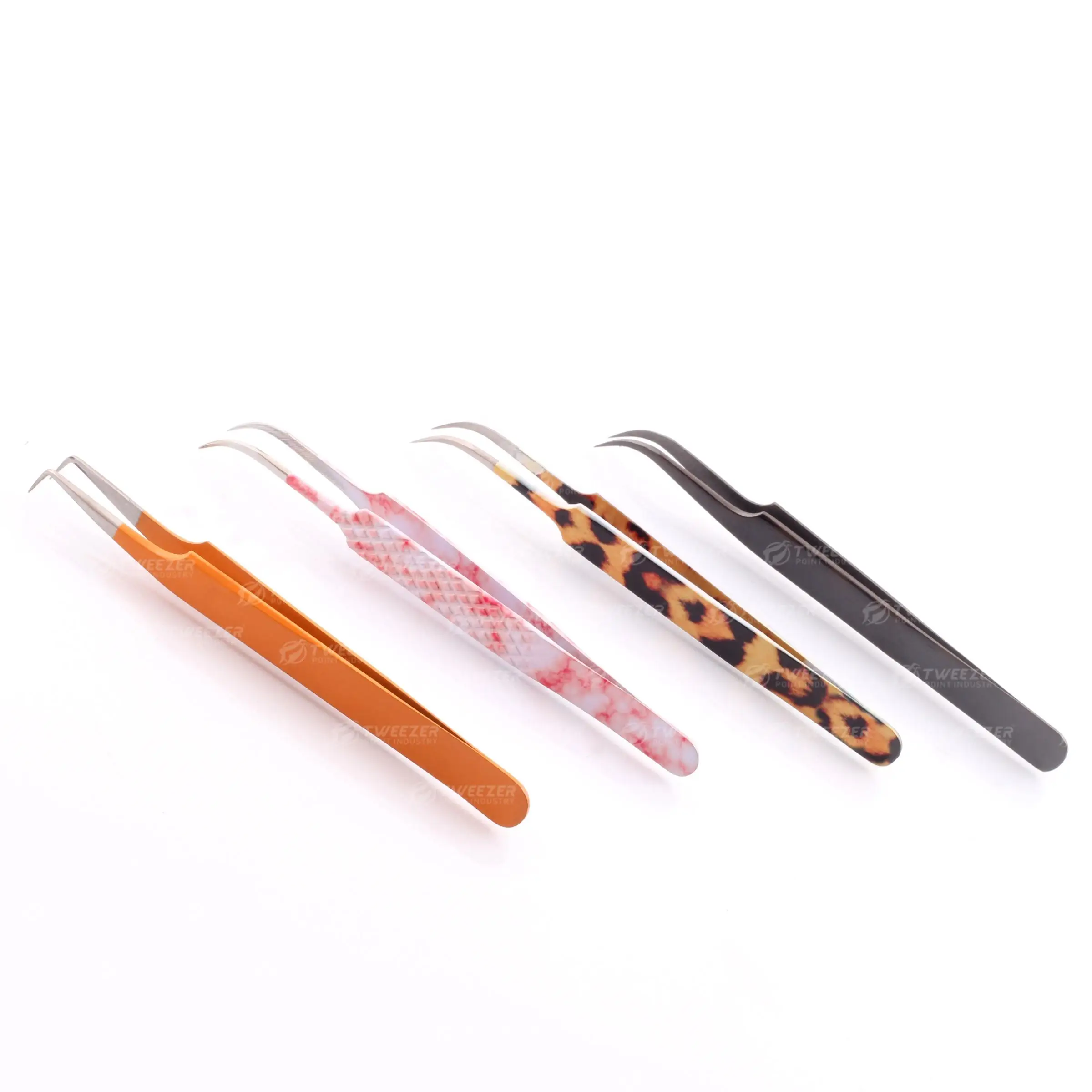 Private Label Custom Lash Tweezers Fiber Tips Wholesale Vendors