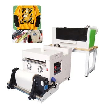 2024 New Dtf Printer Double Xp600 Printhead A3 Direct To 30cm Film T Shirt Printing Machine printer dtf xp600