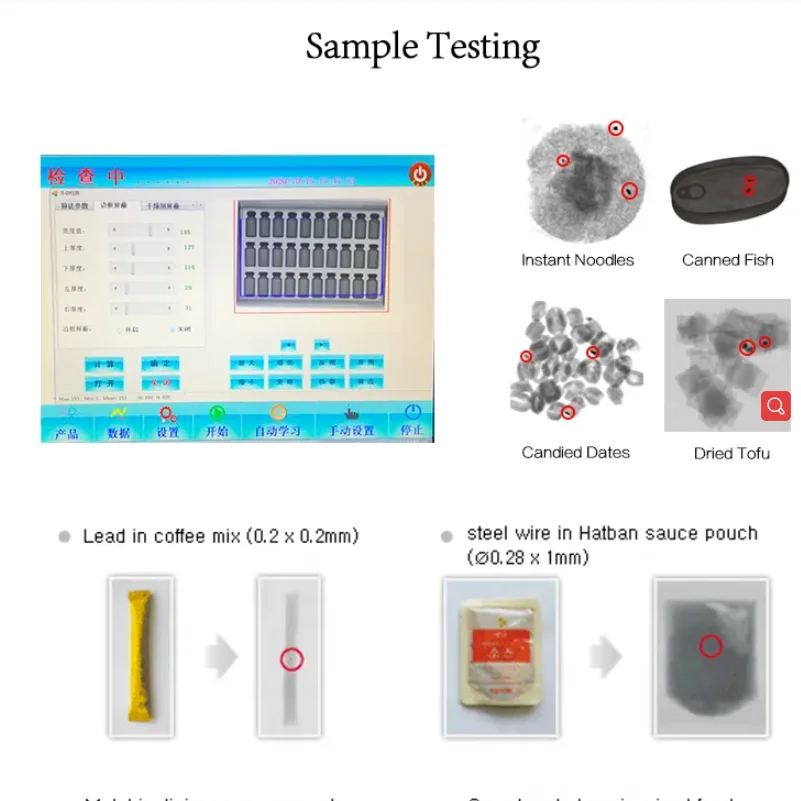 High End Digital X Ray Inspection Machine X-Ray Tube Industrial Food Inspection System for Bulk Goods