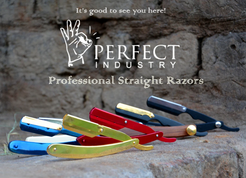 Men Razors 2024 All Matte Black Barber Straight Razor Moustache & Beard ...