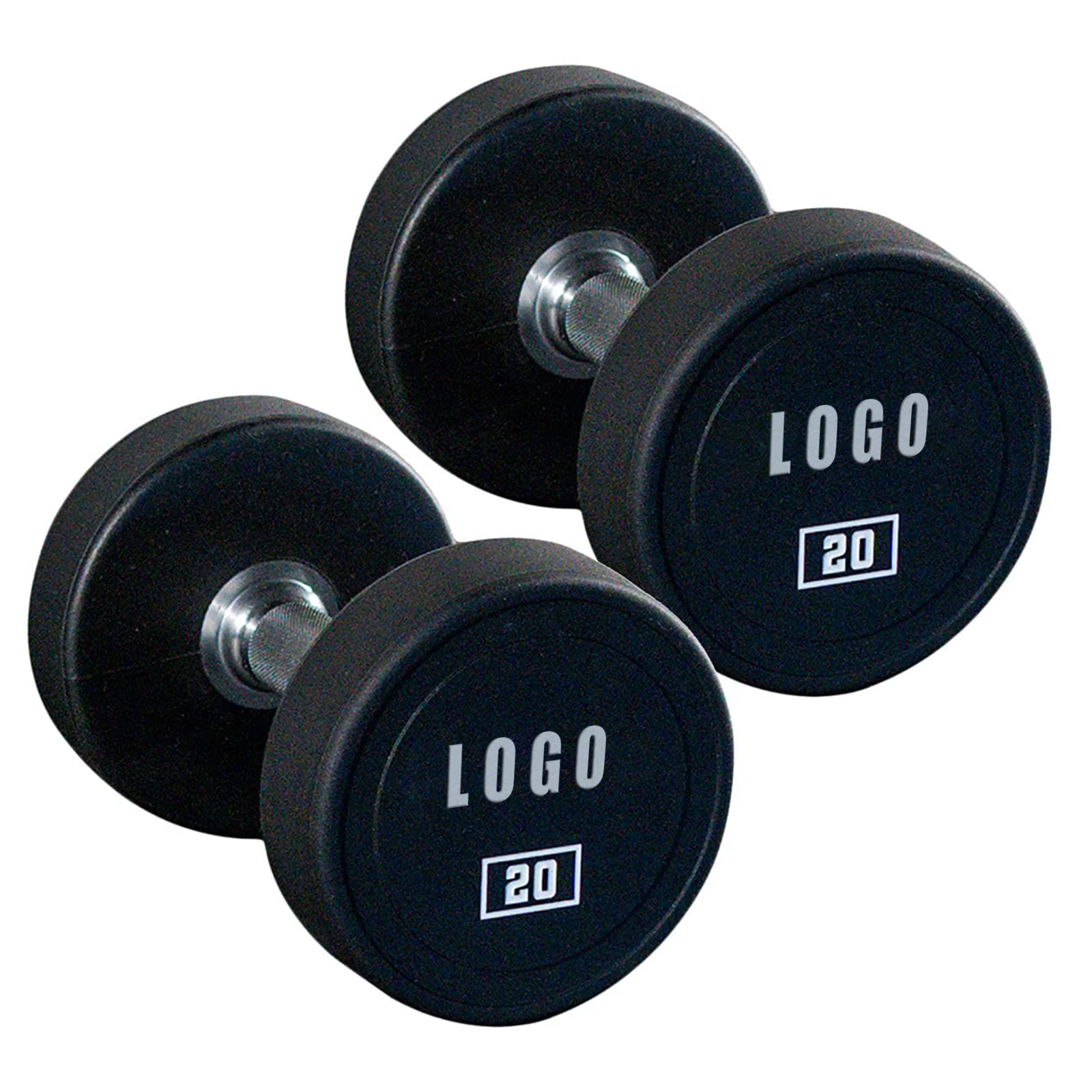 All Levels Rounded Dumbbells with Comfortable Grip and Shock-Absorbing Feature product detail 1