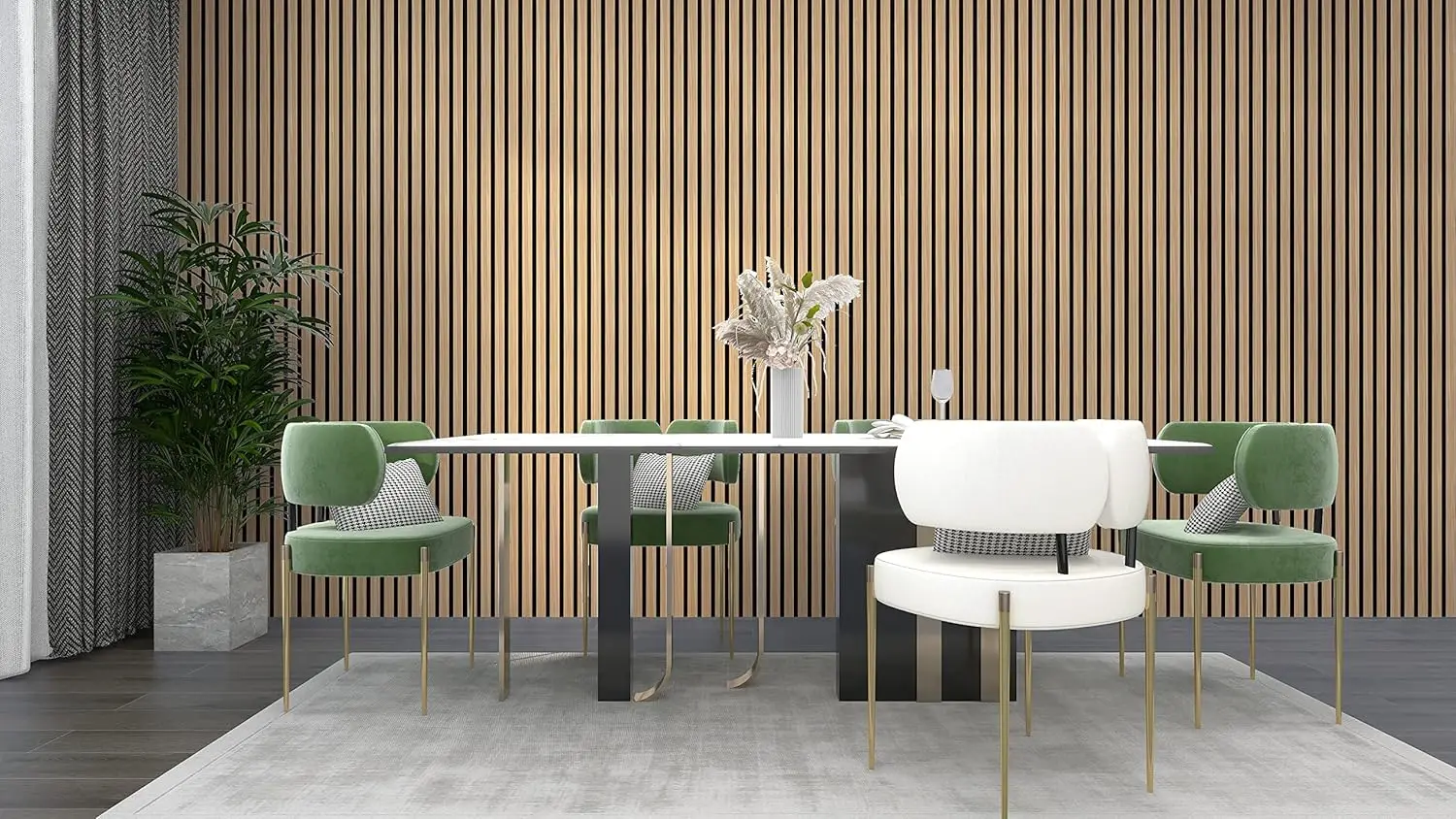 Modern Design 3D Veneers Wooden Acoustic Wall Panels for Home Theater Hotel Apartment Noise Reduction Acoustic Slat Wood Panels details