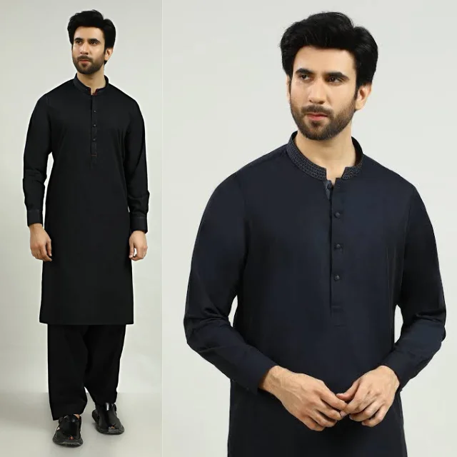 Pakistani Cotton 2024 Kurta Shalwar Kameez Ethnic Summer Winter Muslim ...