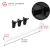 White Bracket & Black Holder