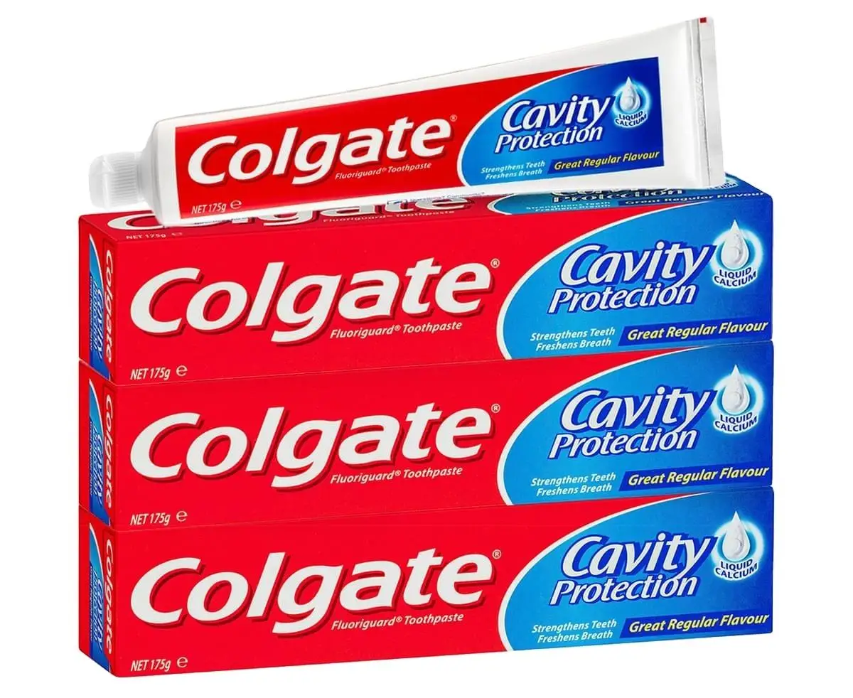Colgate Cavity Protection Toothpaste With Fluoride white 6 Ounce (pack