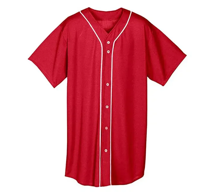 Source Wholesale Blank Plain Baseball Jerseys Custom made Breathable  Baseball jersey Men's Baseball shirts for sale on m.