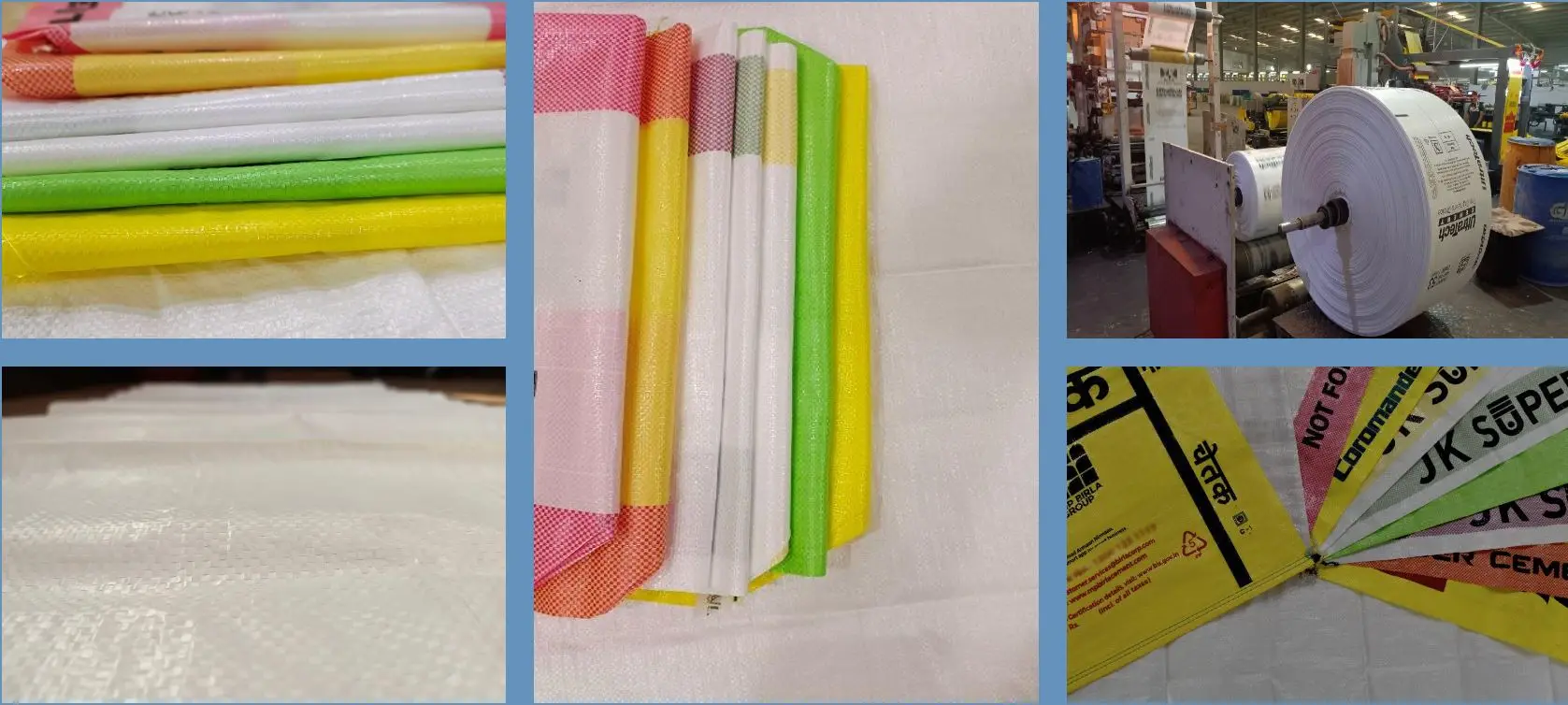 Selfclosing Pp Valve Sack Woven Bag Empty Cement Bag Polypropylene