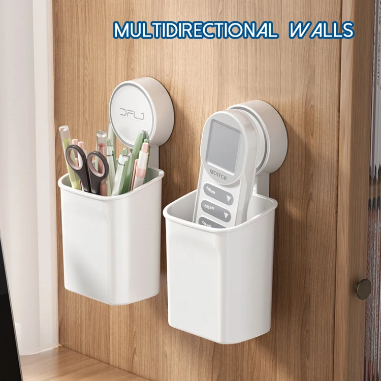 Multi-Function Storage Plastic Bathroom Toothbrush Household Items Holder Racks Organizer Wall Mounted Kitchen Utensils Holders