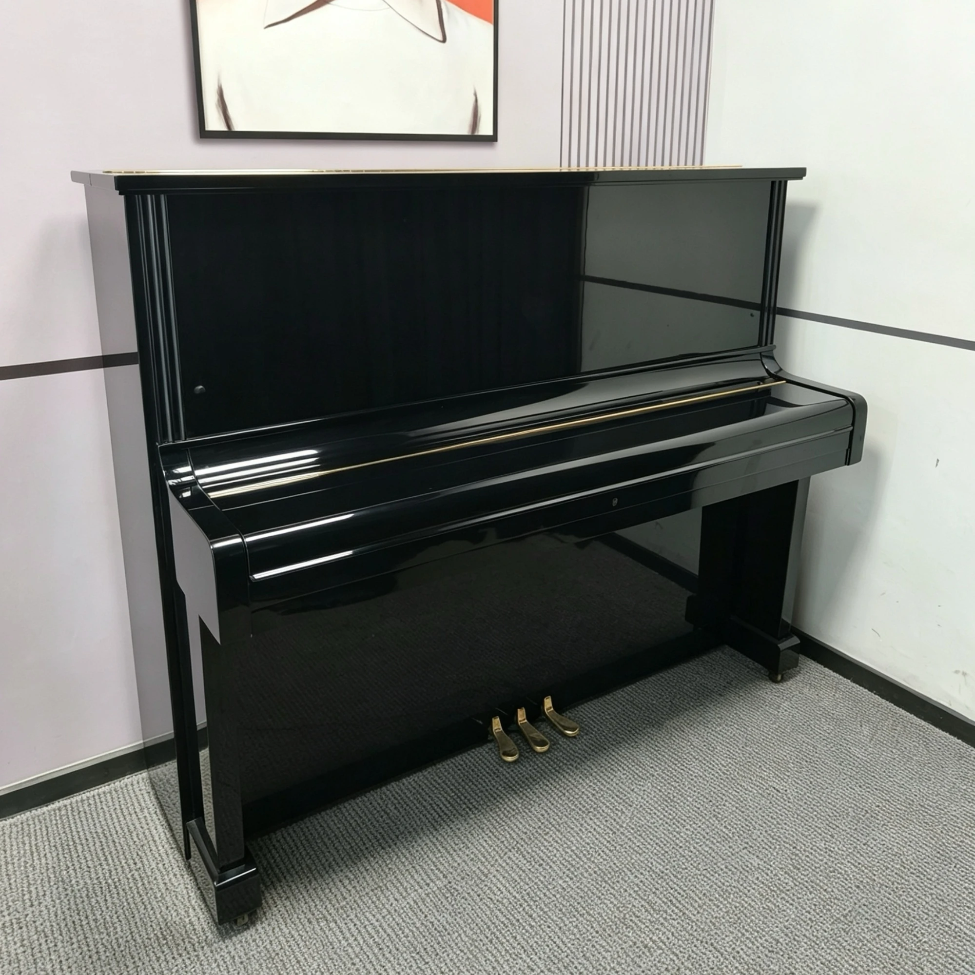 Kawai BL51 Black Acoustic Upright Piano for Professional Players