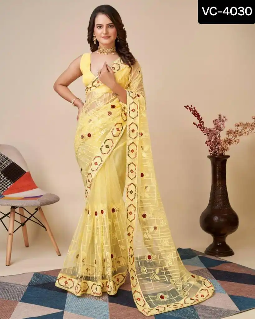 Indian and Pakistani Style Designer Soft Net Saree Women Muslim Dress Chiffon Fabric Lowest Price Salwar Kameez Suit and Gowns