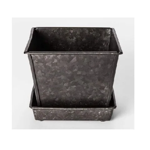 Vintage Galvanized Metal Watering Cane With Handle Home Garden Decoration Luxury Water Cane Planter for Sale in Wholesale Price