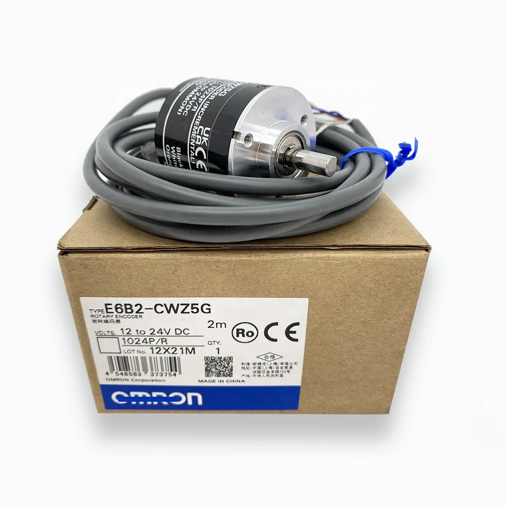 E6B2-CWZ5G 1024P/R 2M Uus ja originaalne pöördmõõturiandur E6B2 CWZ5G 1024PR inkrementaalne 40-mm-dia