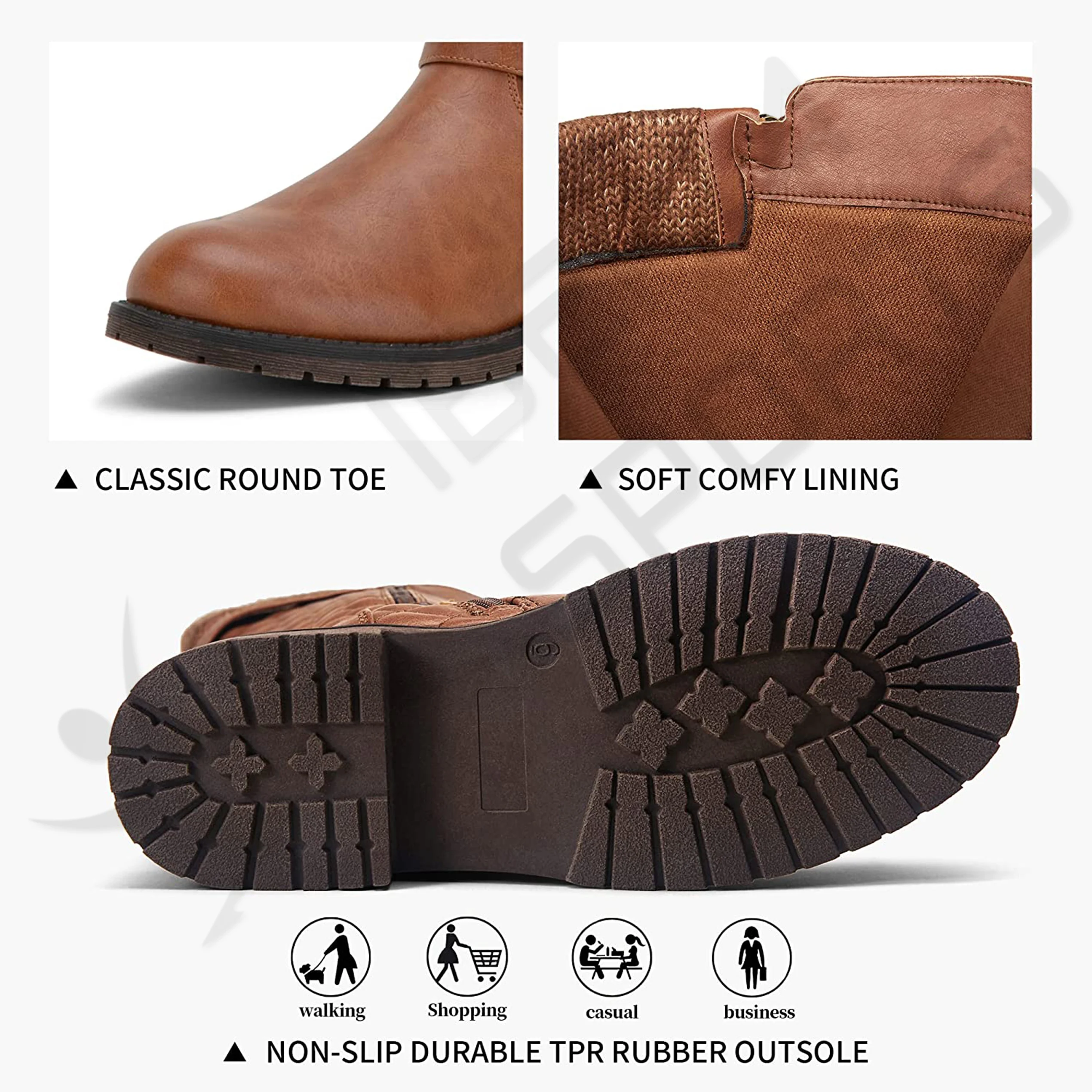 Оптовая продажа Высококачественная профессиональная обувь для верховой езды девочек прочная и