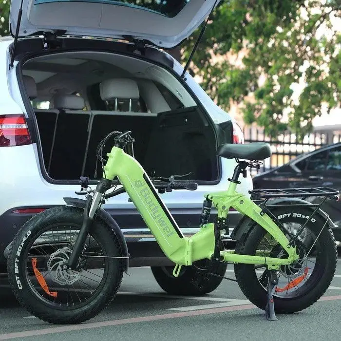 F20pro Elektrofahrräder 20 * 4,0 Fat Tyre E-Bike Tragfähigkeit 264 lbs 25km/h