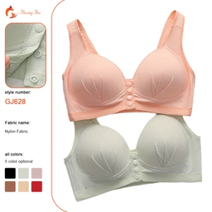 Wholesale Sexy Push-Up Front Closure Wire Free Strapless Breastfeeding Full Cup Large Size Sporty Women's Bra Breathable