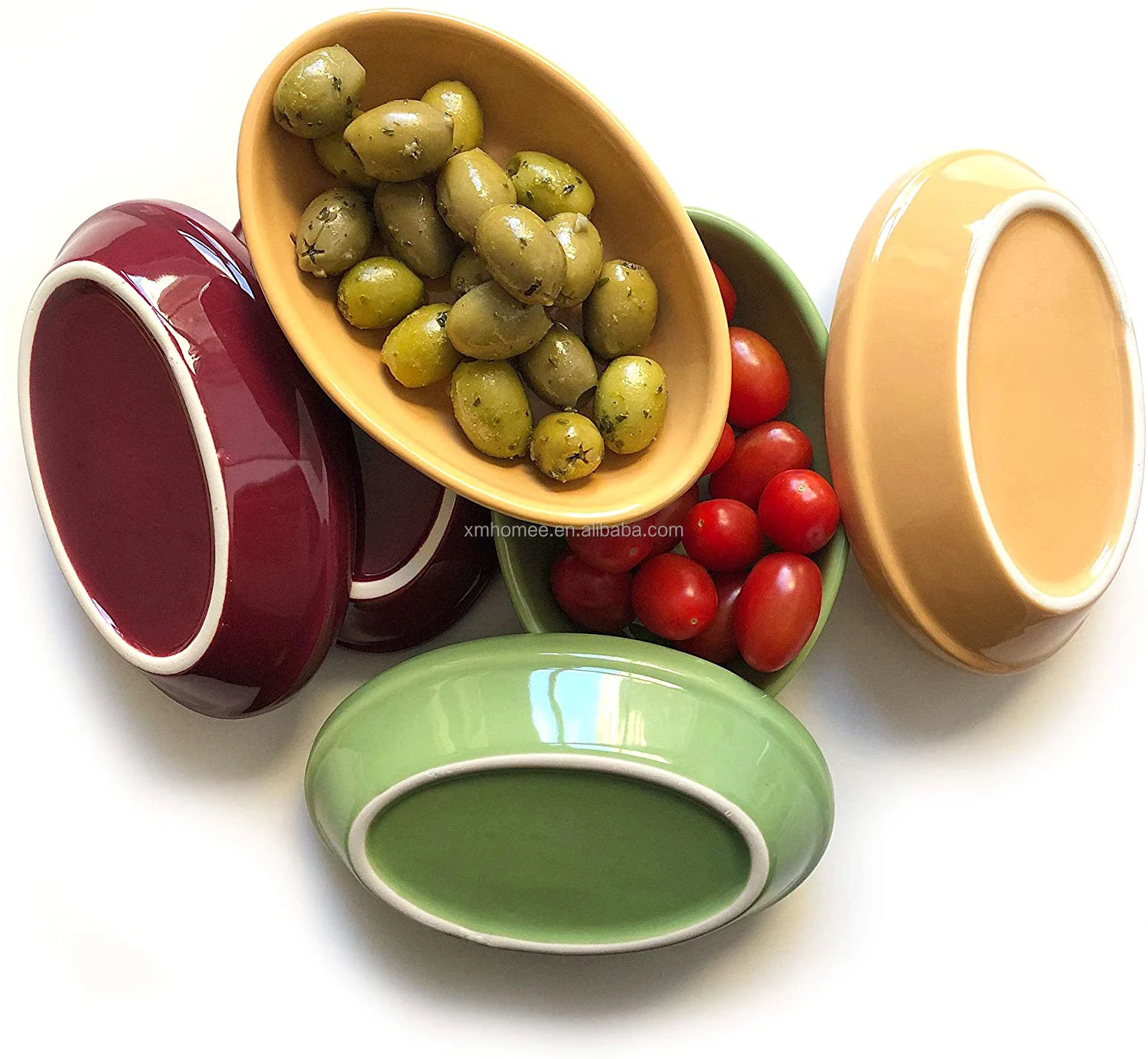 2024 Oval Tapas Serving Dishes Set Of 6 Tapas Dishes Or Ramekin Dishes