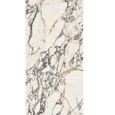 Large Slabs Tiles in Gres Marble Effect  Full Body Polished Finished Surface 100% Made in Italy for Retail Bathroom Tiles White