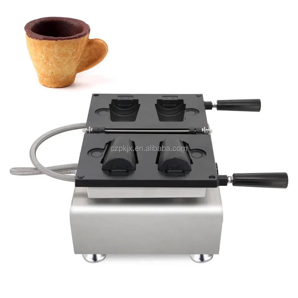 Snack Waffle Machine Make Coffee Cups Edible Coffee Cup Waffle Makers Machine