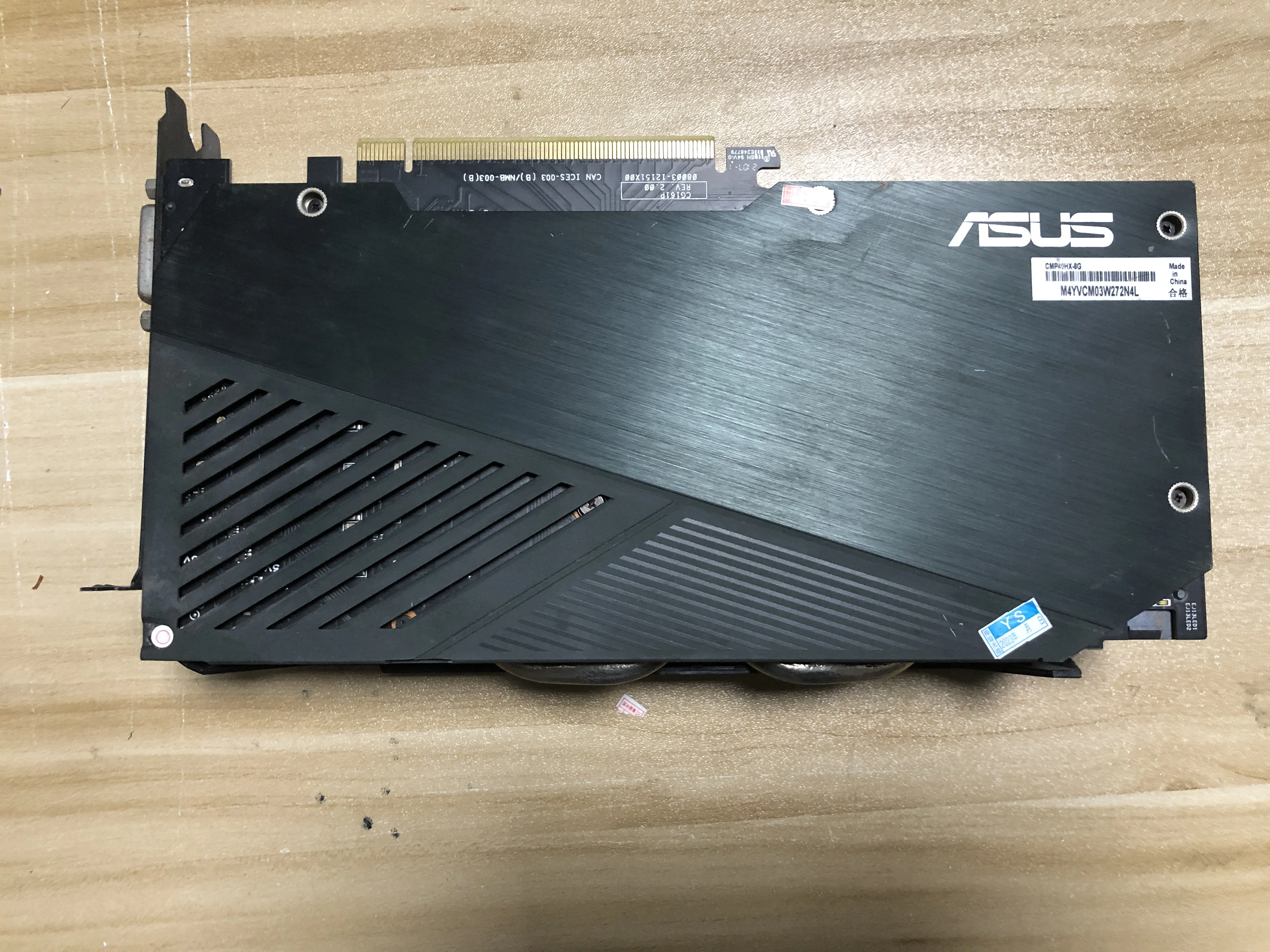 In Stock 99% New Asus Cmp 40hx 8g Pc Graphics Card Used Msi Cmp 50hx ...