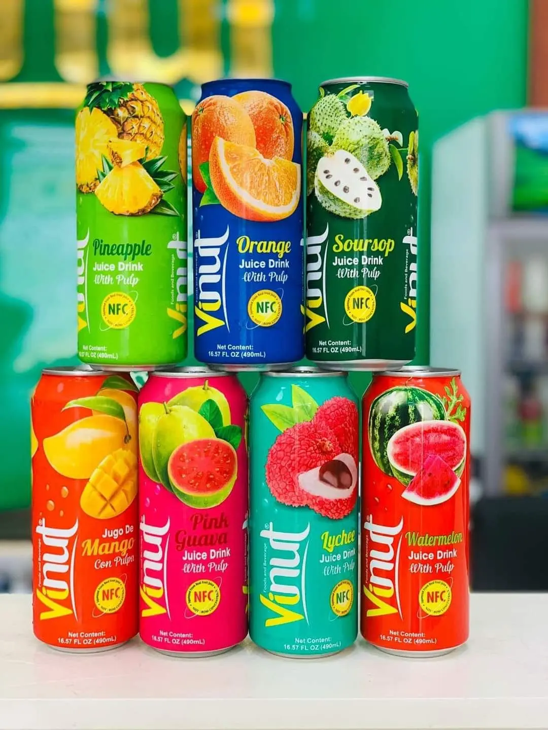 Vinut 100% Mango Juice W Pulp,490ml (pack Of 24) - Real Fruit Juices ...