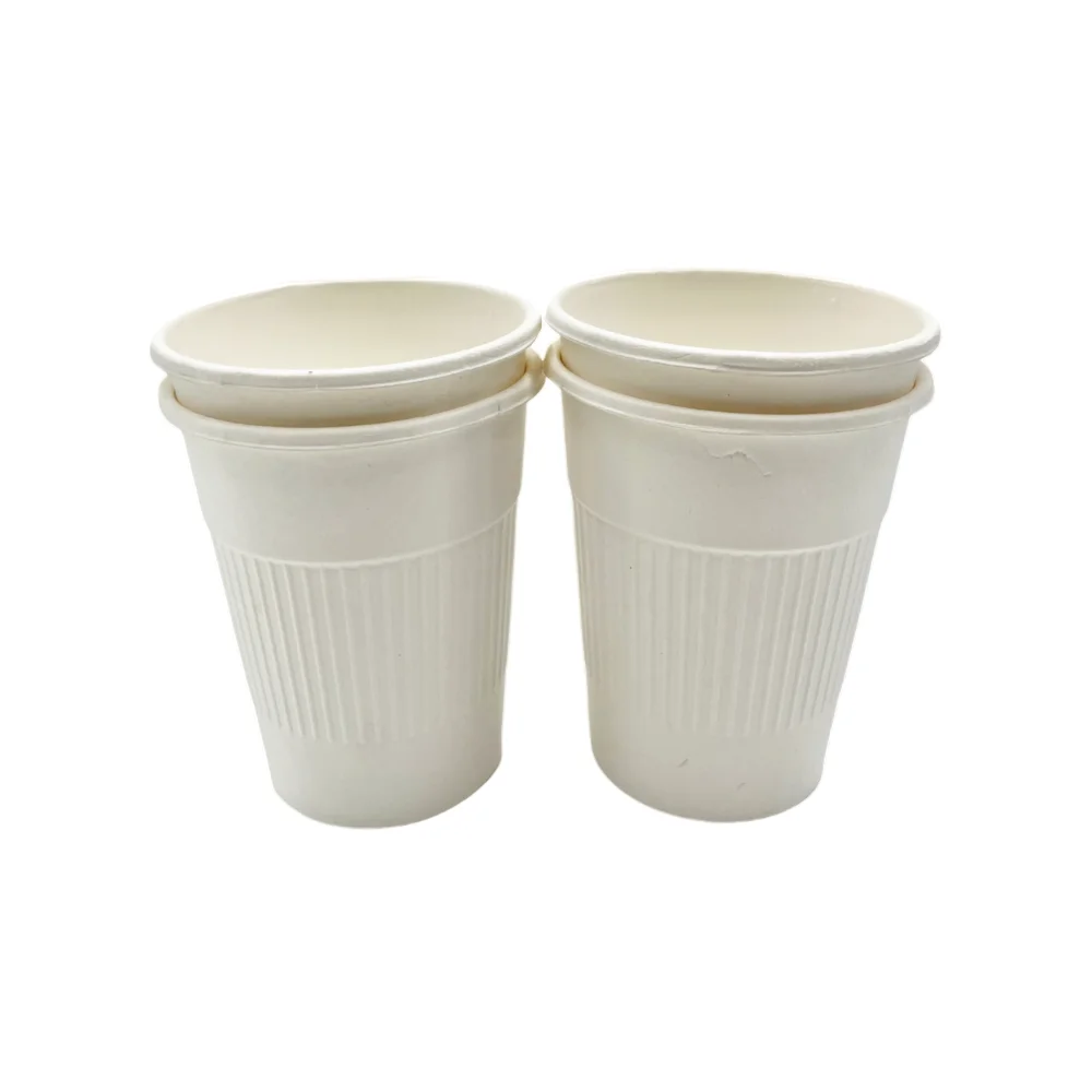 Bpi 100 Compostable Pfas Free Double Smooth Coffee Cup Disposable