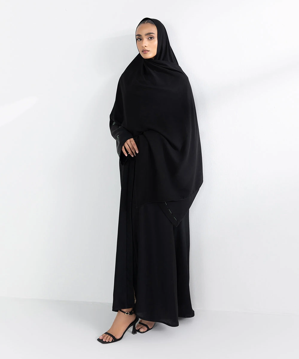 chinese dress ladies Shine Open Abaya