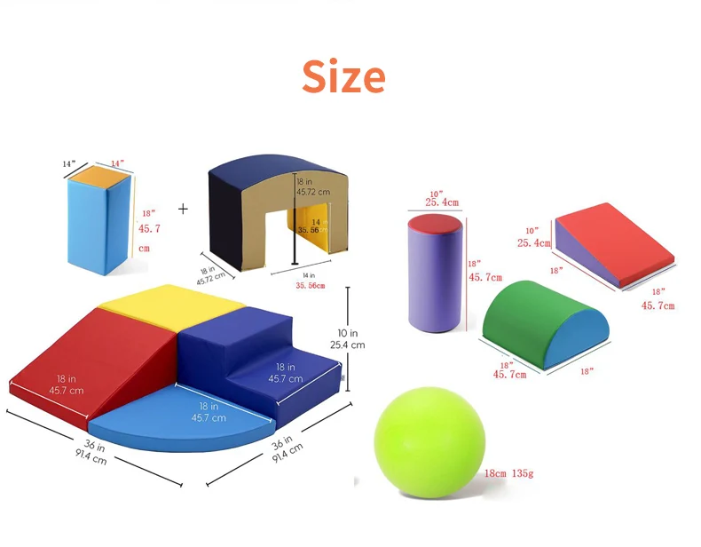 Kids Play Sofa Set Colorful Kids Foam Play Couch Modular Kids Couch