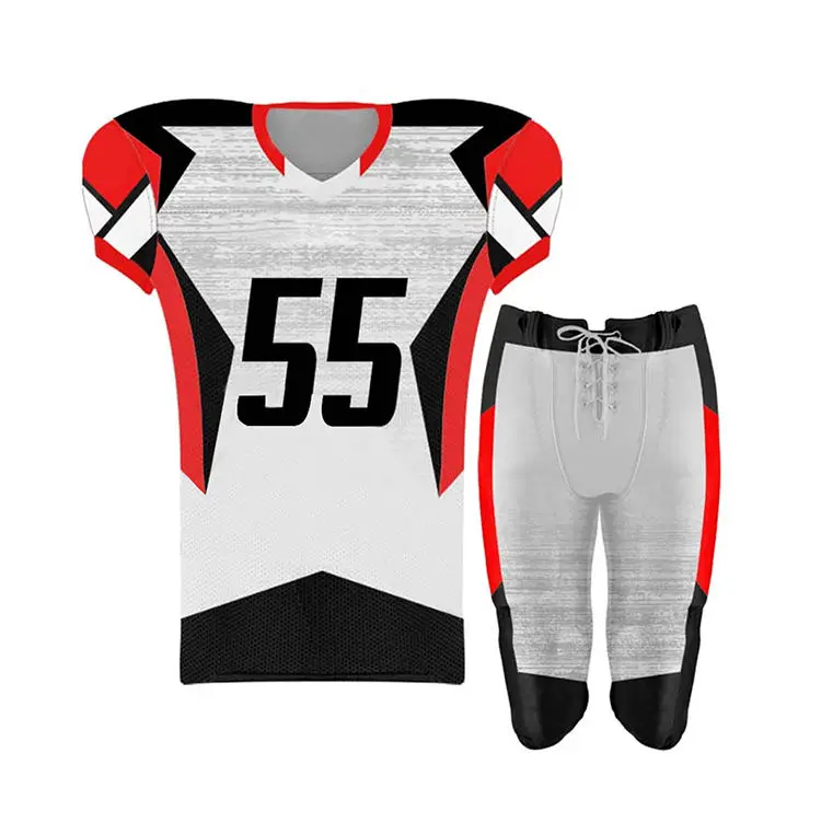 Wholesale Custom Men Sport Suit American Football Uniform 100