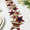 Black Floral Embroidered Table Runner
