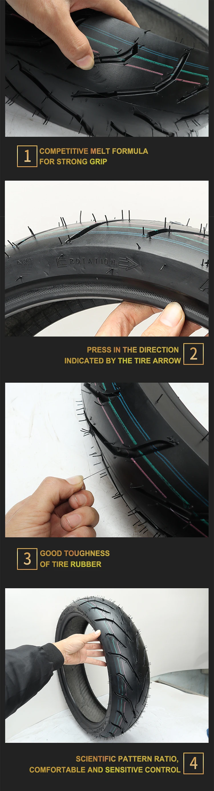 Tyre Motorcycle Tire Tube Motor Wheels And Rims For Sale 2.75-17 ...