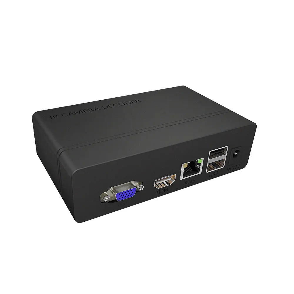 GENATA Video Camera Decoder 4K 16CH Display for IP Camera Network