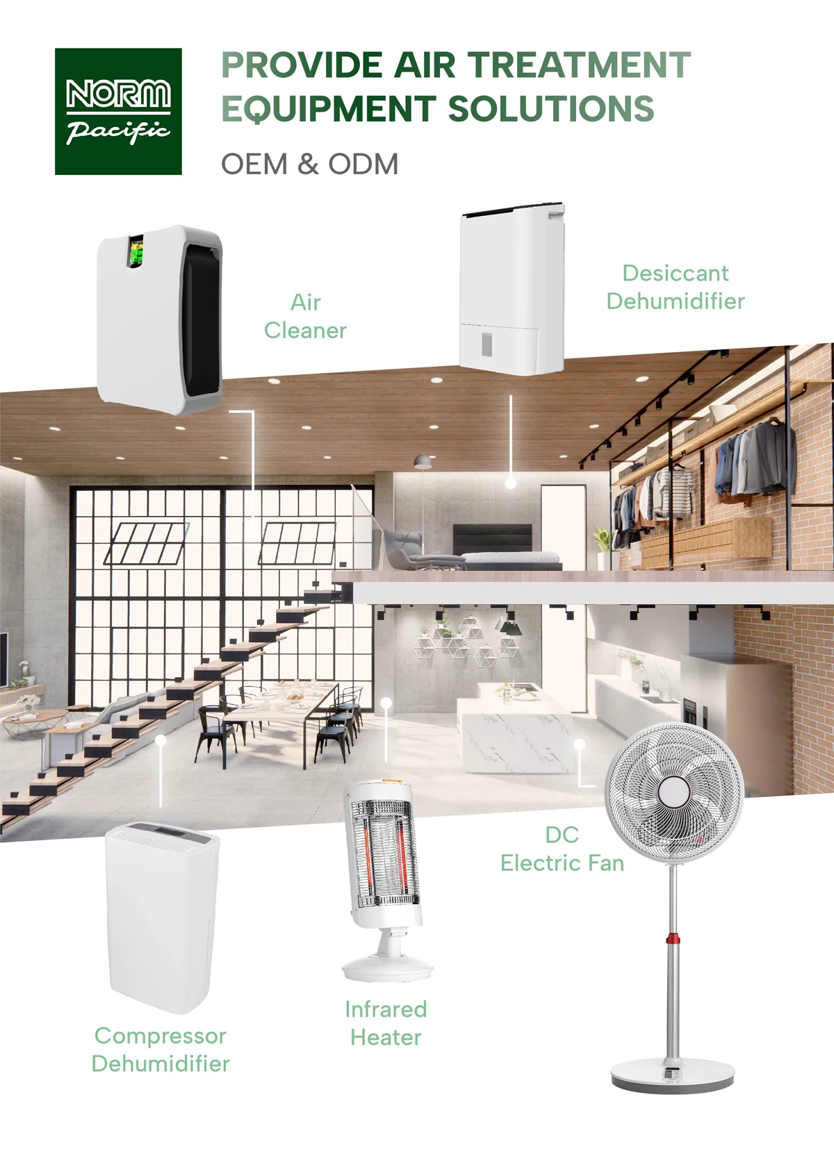 Slim Dehumidifier, Wall, Portable - detail 2