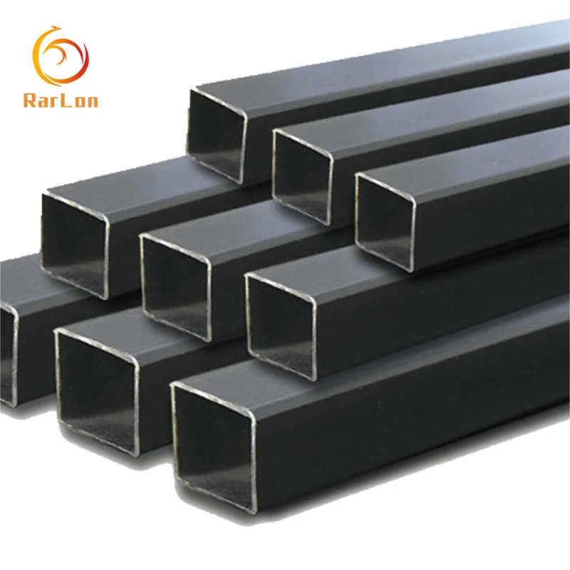 ASTM S355 j2 carbon steel Black hollow section square and rectangular steel pipe tube hot sales