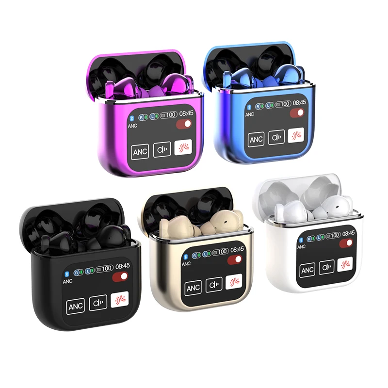 ANC ENC Touch Screen TWS Earbuds Low Latency Gaming Headphones with HiFi Sound Quality Great Mics In-Ear Mivi Earbuds JL Chipset