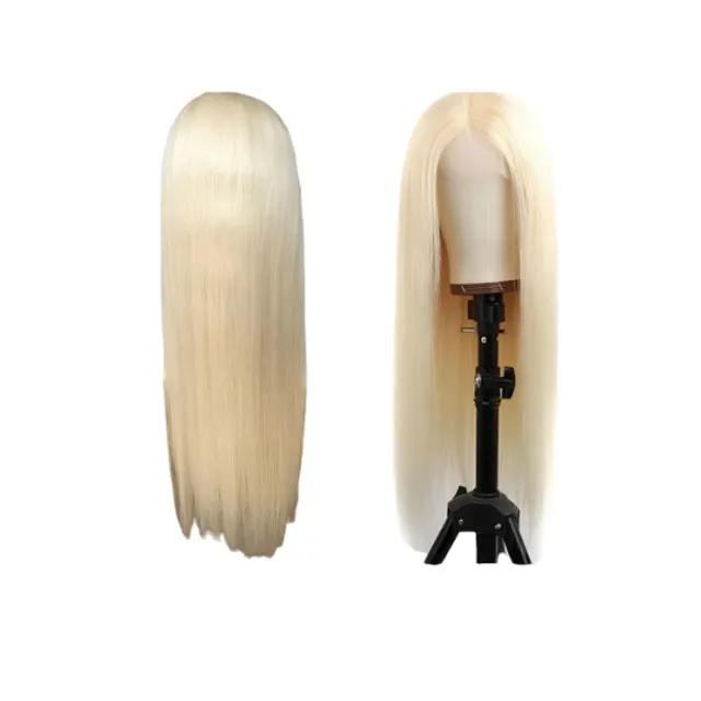 8-32 Inch Raw Human Hair Remy Indian Wig With 613 Color Blonde Loose Bulk Curly Hair Wholesale for Braiding Straight Styles